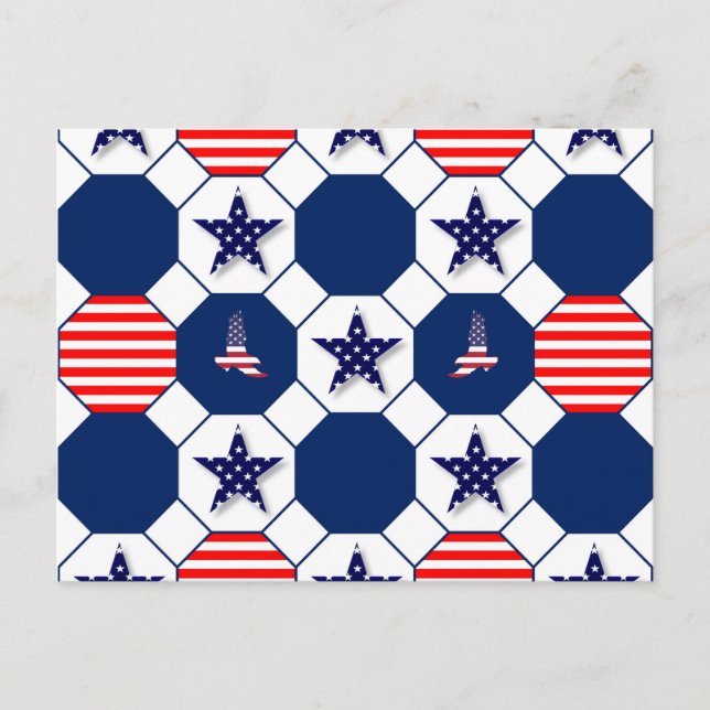 Patriotisch Postkarte (Vorderseite)