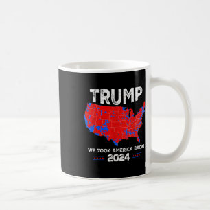Patriotisch rot und blau Karte, Donald Trump, wir Kaffeetasse