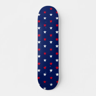 Patriotisch rote, weiße und marineblau Sterne Must Skateboard