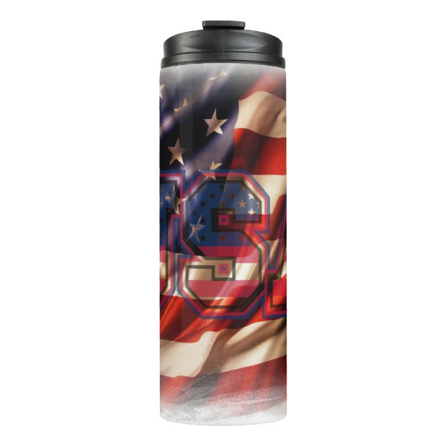 Patriotisch Thermosbecher (Vorderseite)