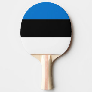 Patriotisch, Tischtennispaddel mit Flagge Estlands Tischtennis Schläger