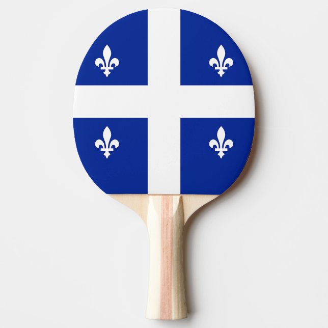 Patriotisch, Tischtennispaddel mit Flagge von Queb Tischtennis Schläger (Vorderseite)