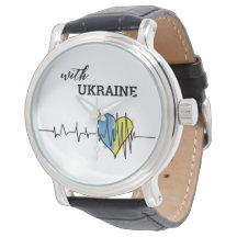 Patriotisch Ukrainisch Gelbe Herzklopfen