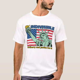 Patriotisch-unsichtbar-Freiheit und Gerechtigkeit  T-Shirt