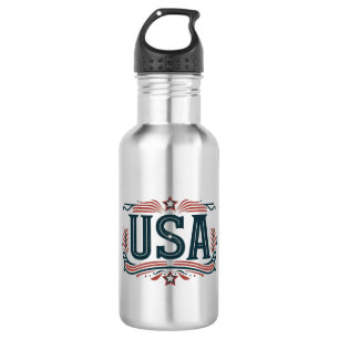 Patriotisch, vintage USA  Edelstahlflasche