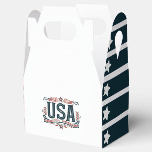 Patriotisch, vintage USA Geschenkschachtel