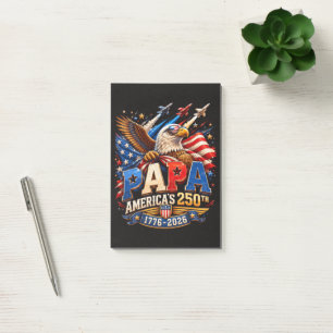 Patriotische Adler Jets America 250. Post-it Klebezettel