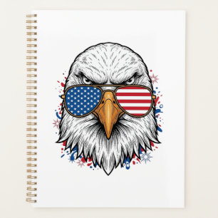 Patriotische Adler-Sonnenbrille Vintage-Vector-Shi Planer
