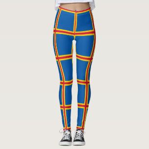Patriotische Åland-Inseln Flag-Leggings Leggings