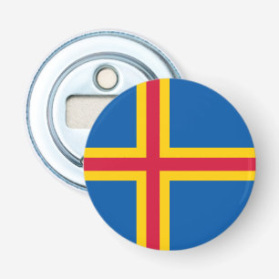 Patriotische Åland-Inseln-Flagge Flaschenöffner
