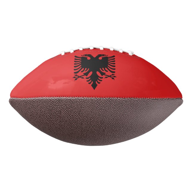Patriotische albanische Flagge Football (Gedreht 270)