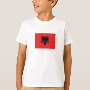 Patriotische albanische Flagge T-Shirt