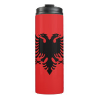 Patriotische albanische Flagge