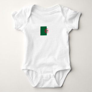 Patriotische algerische Flagge Baby Strampler