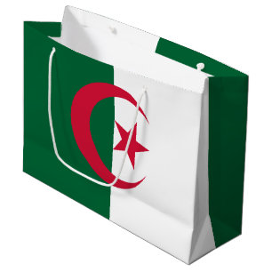 Patriotische algerische Flagge Große Geschenktüte