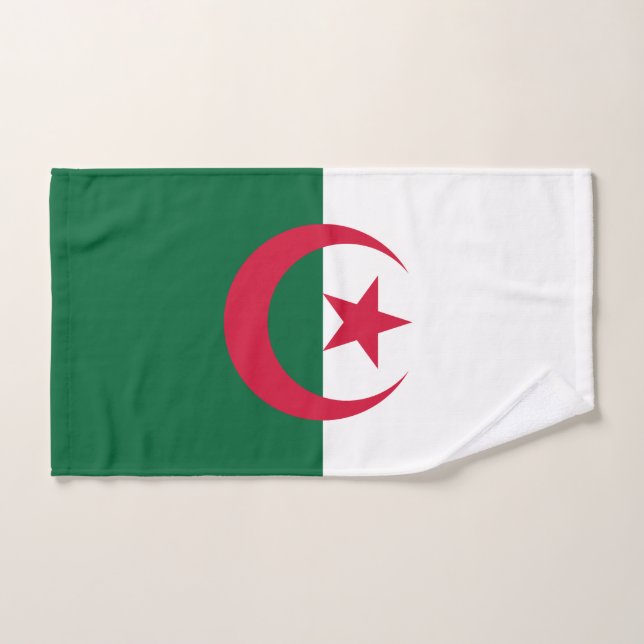 Patriotische algerische Flagge Handtuch (Handtuch)