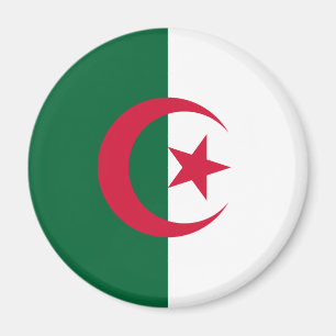 Patriotische algerische Flagge Magnet