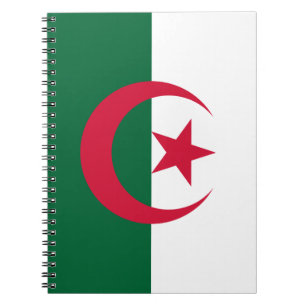 Patriotische algerische Flagge Notizblock