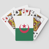 Patriotische algerische Flagge