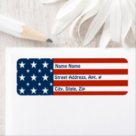 [Patriotische Amerikanerin] USA-Flagge
