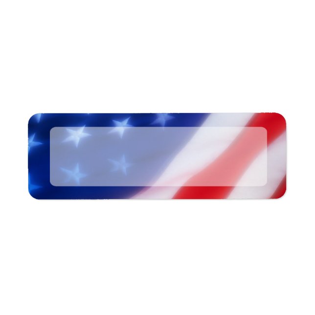 Patriotische amerikanische Flagge (Vorne)
