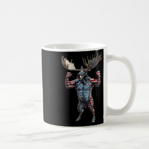 Patriotische amerikanische Flagge 4. Juli Funny Mo Kaffeetasse