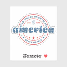 Patriotische amerikanische Flagge 4. Juli Sterne &