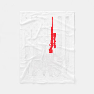 Patriotische amerikanische Flagge - Boar Hunting W Fleecedecke