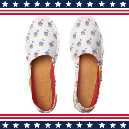 Patriotische amerikanische Flagge Cupcakes Blau