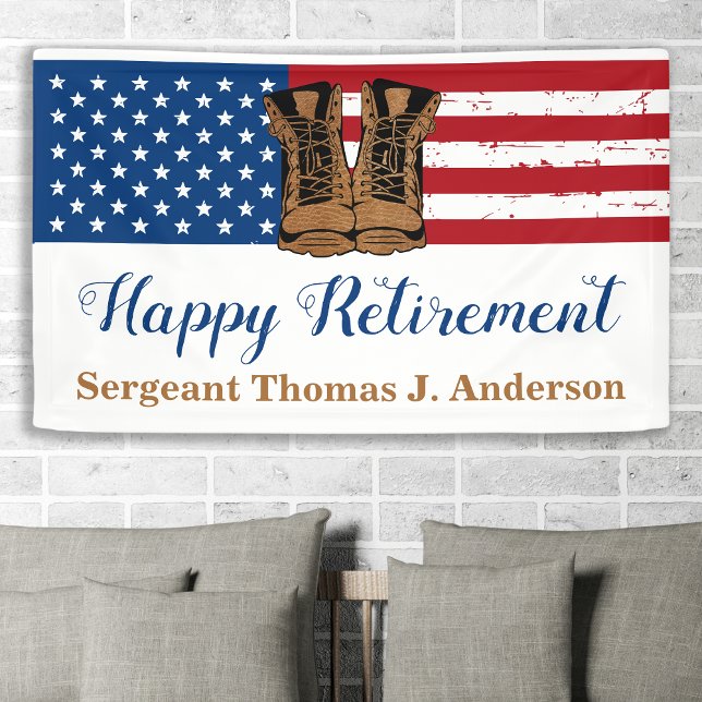 Patriotische amerikanische Flagge für das Ruhestan Banner (Von Creator hochgeladen)