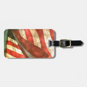 Patriotische amerikanische Flagge Gepäckanhänger