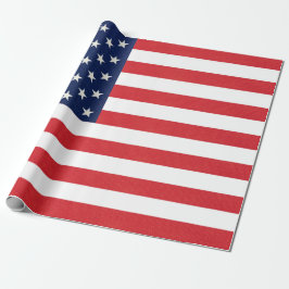 Patriotische amerikanische Flagge Geschenkpapier