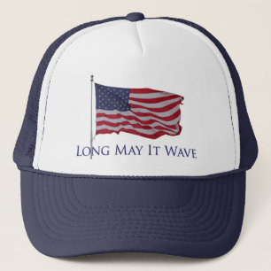 patriotische amerikanische Flagge kann es lang Truckerkappe