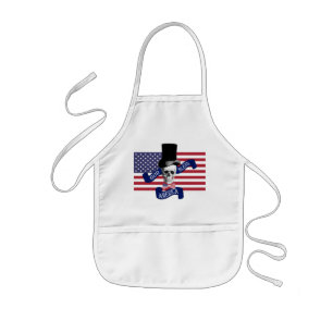Patriotische amerikanische Flagge Kinderschürze