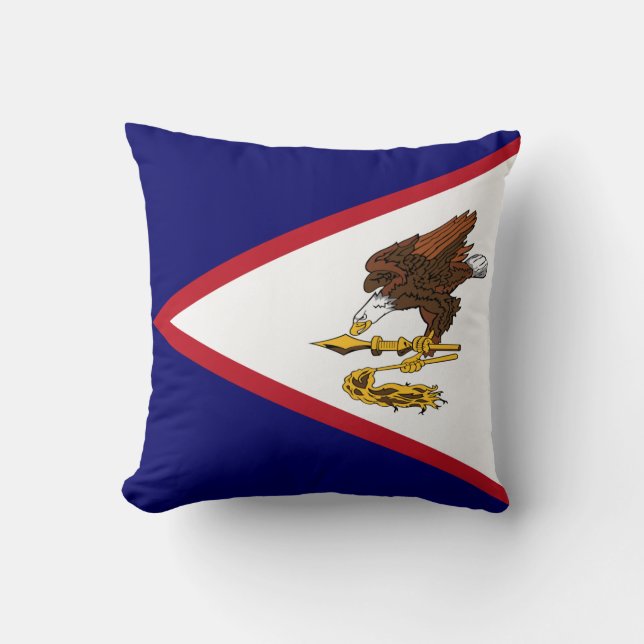Patriotische amerikanische Flagge Kissen (Vorderseite)