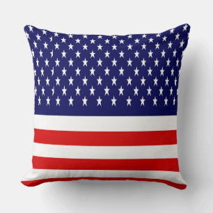 Patriotische amerikanische Flagge Kissen