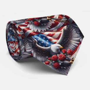 Patriotische amerikanische Flagge Krawatte