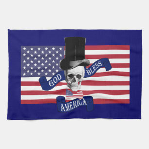 Patriotische amerikanische Flagge Küchentuch