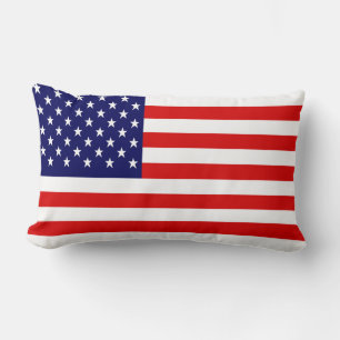 Patriotische amerikanische Flagge Lendenkissen