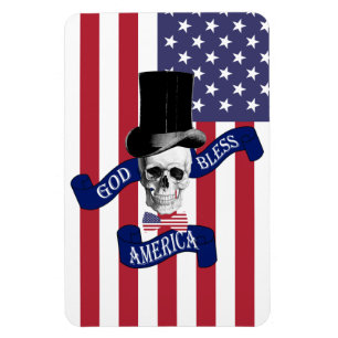 Patriotische amerikanische Flagge Magnet