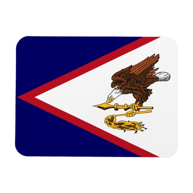 Patriotische amerikanische Flagge Magnet (Horizontal)