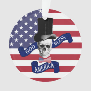 Patriotische amerikanische Flagge Ornament