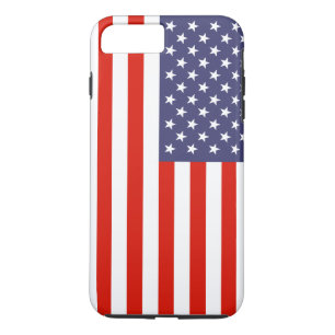 Patriotische amerikanische Flagge personalizable iPhone 8 Plus/7 Plus Hülle