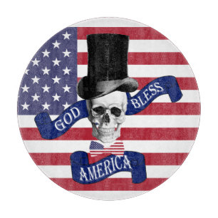 Patriotische amerikanische Flagge Schneidebrett