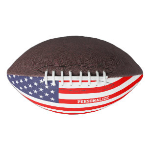 Patriotische amerikanische Flagge Sondergeschenk f Football