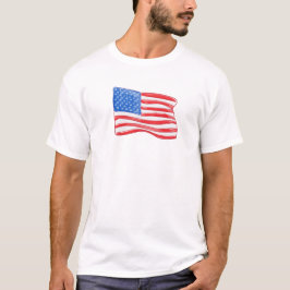 Patriotische amerikanische Flagge T-Shirt