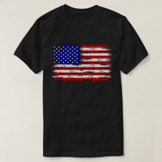 Patriotische amerikanische Flagge T-Shirt