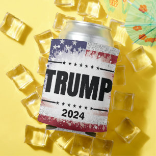 Patriotische amerikanische Flagge Trump 2024 Dosenkühler
