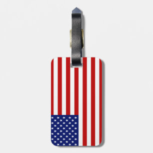 Patriotische amerikanische Flagge und Texas-Flagge Gepäckanhänger