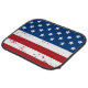 Patriotische amerikanische Flagge USA Red White Bl Autofußmatte (Hintere Schrägansicht)